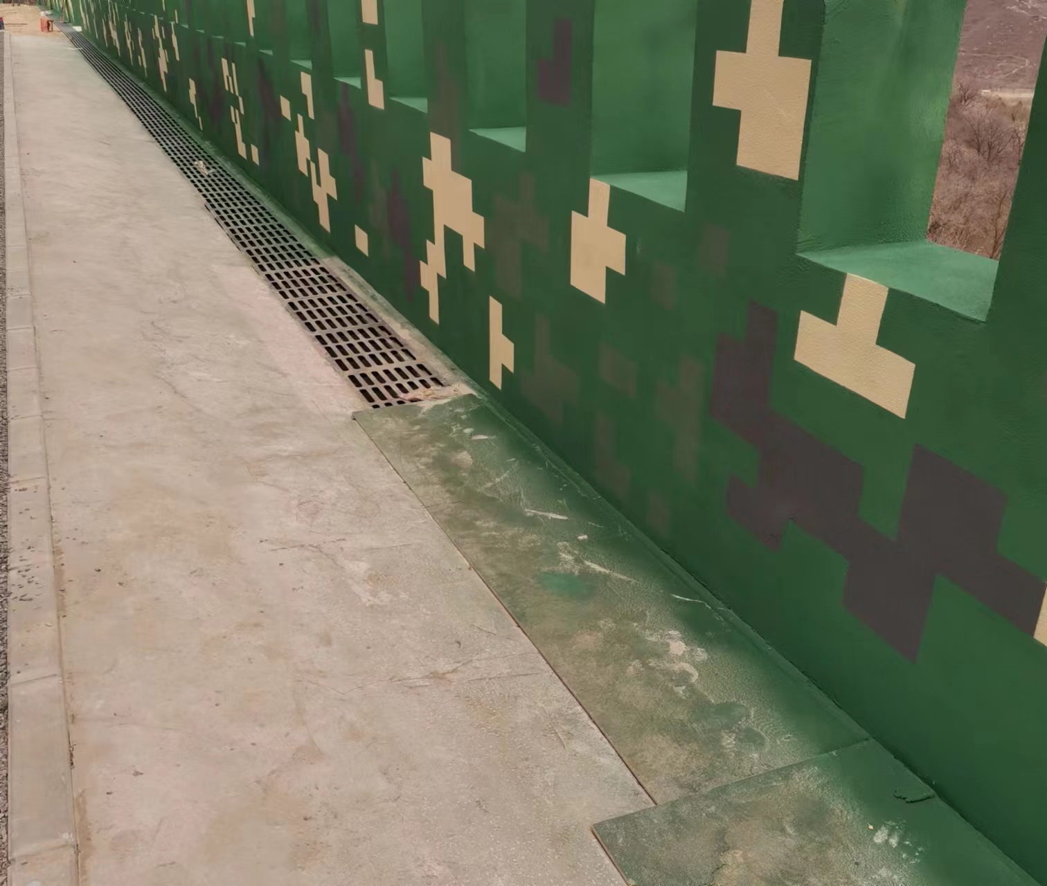 梁平围墙迷彩喷涂,数迷彩漆